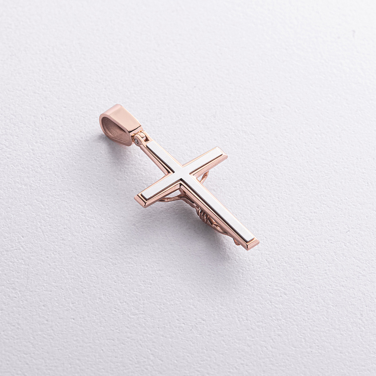 Золотой крест "Распятие" 149171300 от ювелирного магазина Оникс - 1