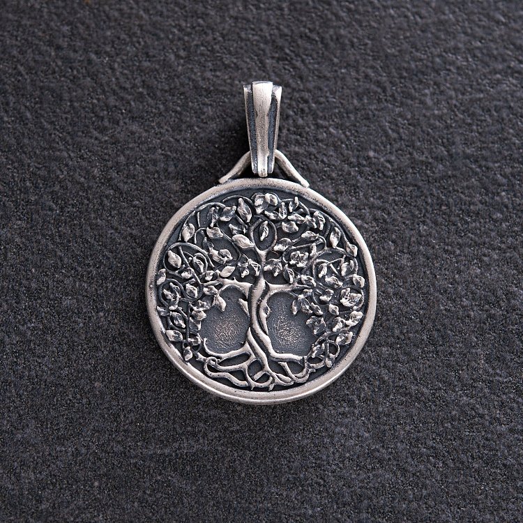Срібний кулон "Дерево життя" (можливе гравіювання) 133187 від ювелірного магазину Онікс - 11