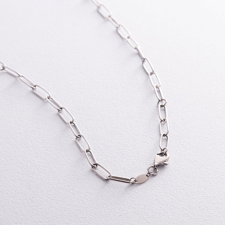 Кольє з монеткою для гравіювання (біле золото) кол02391 від ювелірного магазину Онікс - 9