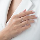 Золотое кольцо с бриллиантами кб0106 от ювелирного магазина Оникс - 1