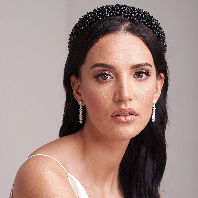 Золоті сережки з діамантами сб0197cha від ювелірного магазину Онікс - 6