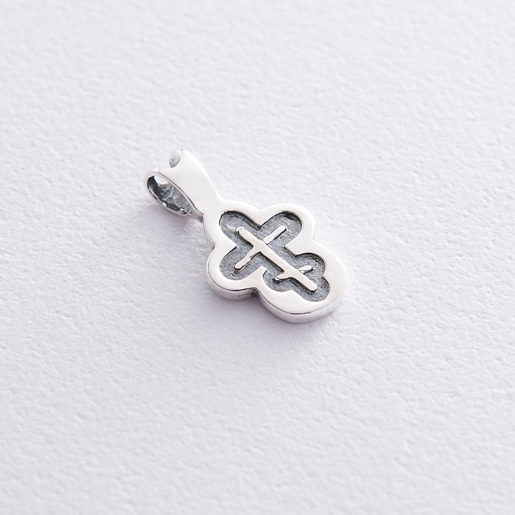 Дитячий срібний хрестик 131719 від ювелірного магазину Онікс - 5
