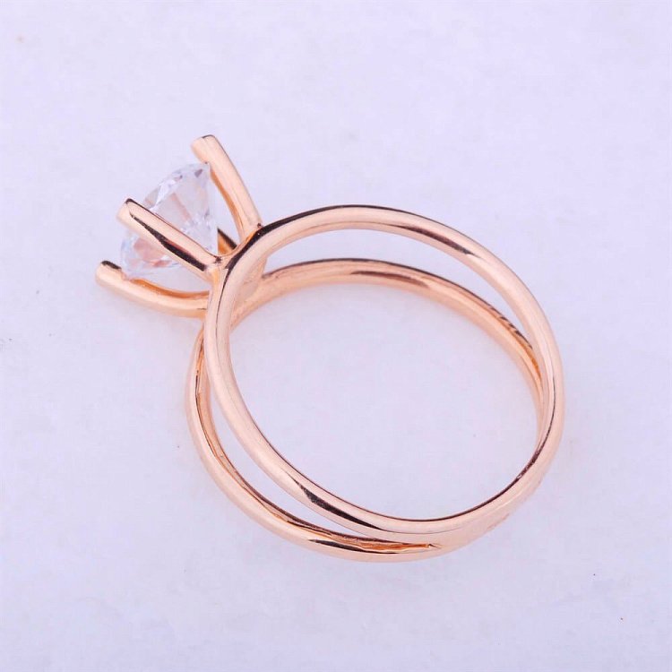 Кольцо (фианит) к01062п от ювелирного магазина Оникс - 2