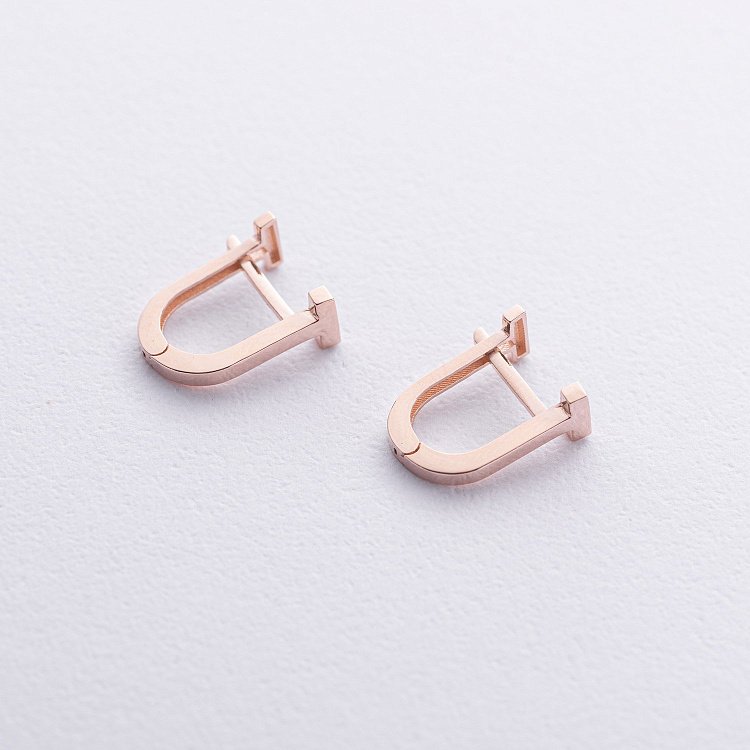 Серьги "Tina" в красном золоте с08796 от ювелирного магазина Оникс - 4