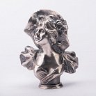 Серебряная фигура ручной работы "Бюст девушка в шляпе" сер00011 от ювелирного магазина Оникс - 4