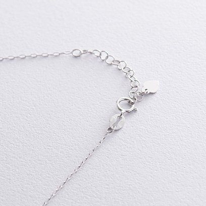 Срібне кольє "Сердечко" 181022 №3