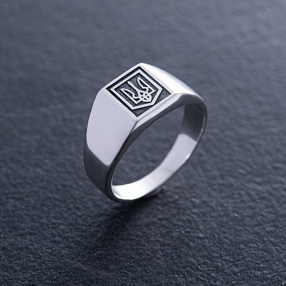 Срібна печатка "Герб України - Тризуб" 112724