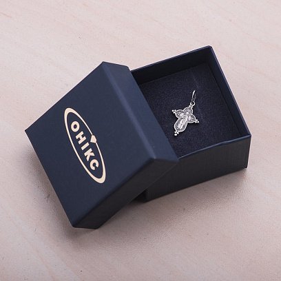 Серебряный православный крестик 131505 №3