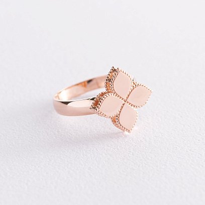 Золота каблучка "Конюшина" к06559