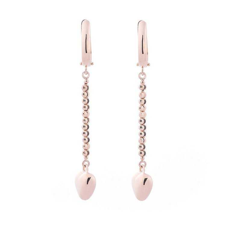 Золотые серьги "Сердечки" с05163 от ювелирного магазина Оникс