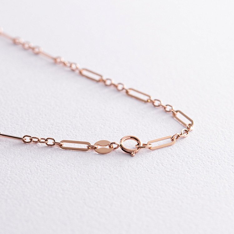 Кольє - ланцюжок у червоному золоті кол02374 від ювелірного магазину Онікс - 7