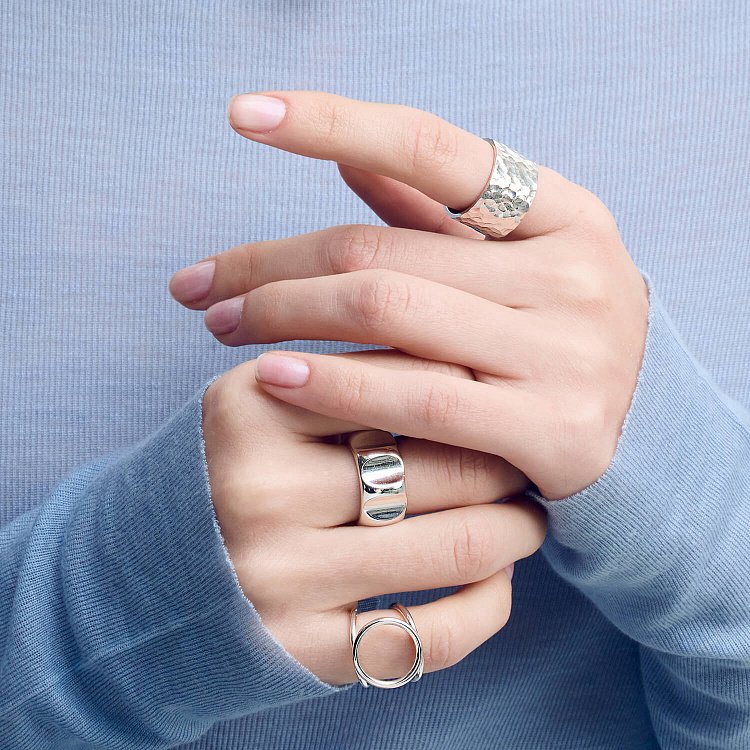 Срібна каблучка "Ginny" 112818 від ювелірного магазину Онікс - 4