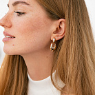 Сережки "Melaine" у червоному золоті с09111 от ювелирного магазина Оникс - 1