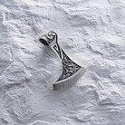 Срібний кулон "Сокира з Щитом Іггдрасіля, Кельтським амулетом Спокою" 7046 от ювелирного магазина Оникс - 6