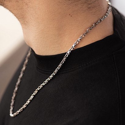 Чоловічий золотий ланцюжок ц00538 №7