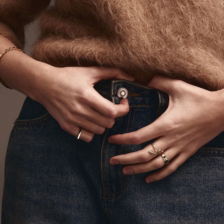 Кольцо "Valerie" в желтом золоте к07583 от ювелирного магазина Оникс - 11