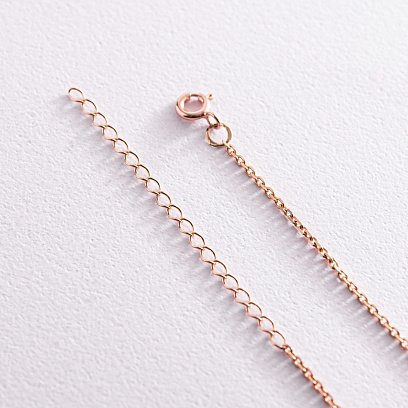 Кольє "Шпилька" у червоному золоті кол02304 №7