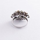 Золотое кольцо с коричневыми бриллиантами к540jo от ювелирного магазина Оникс - 3