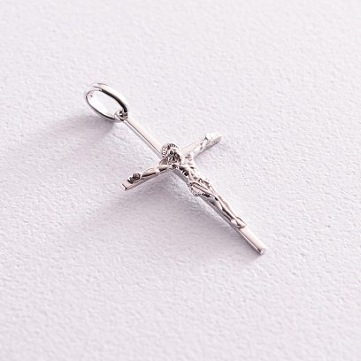 Золотой крестик с распятием п03636