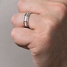 Мужское серебряное кольцо (куб. циркония) К1010р от ювелирного магазина Оникс - 1