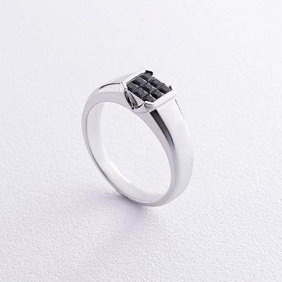 Чоловіча золота печатка із сапфірами кб0480nl