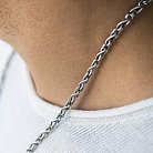 Мужская серебряная цепочка "Бесконечность" 15154 от ювелирного магазина Оникс - 3