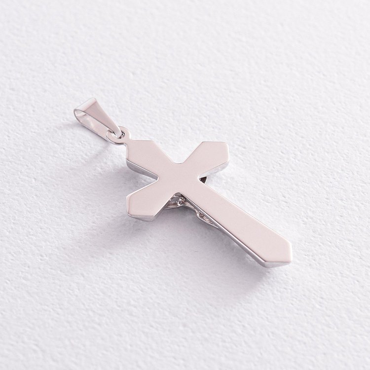 Золотий хрестик з розп'яттям п03672 від ювелірного магазину Онікс - 2