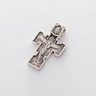 Срібний православний хрестик 131016 от ювелирного магазина Оникс