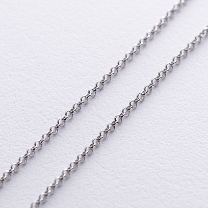 Срібний ланцюжок (плетіння Ролло) рс130217 №3
