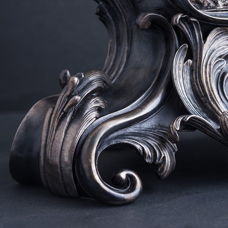 ﻿Бронзова ваза для фруктів "Хлопчик" сер00076 від ювелірного магазину Онікс - 2