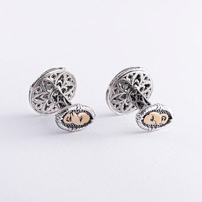 Серебряные запонки "Gothic premium" zaponki2 №4