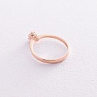 Помолвочное золотое кольцо с бриллиантом 27622421 от ювелирного магазина Оникс - 4