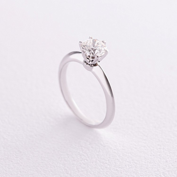 Заручальна золота каблучка з діамантом 228331121 від ювелірного магазину Онікс