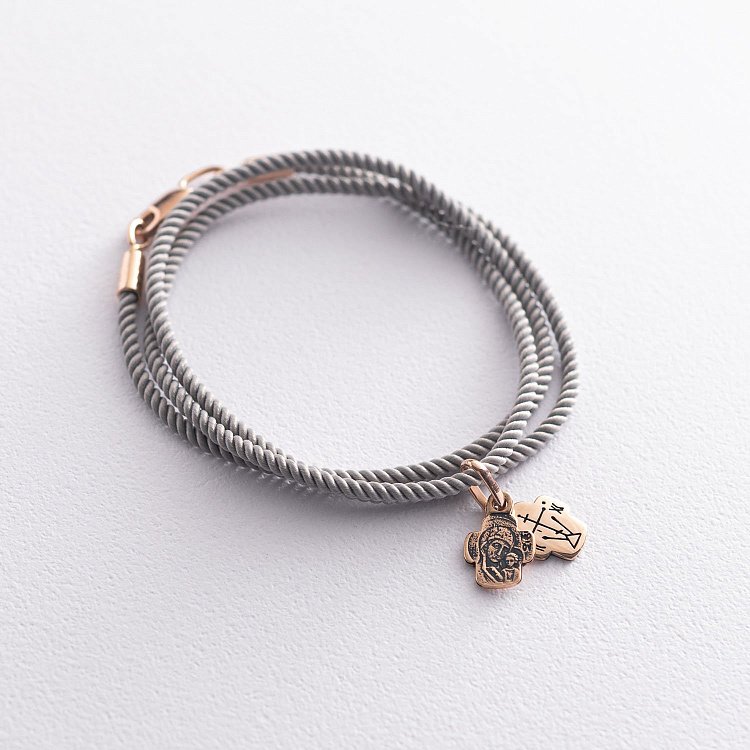 Золота ладанка з Божою Матір'ю (чорніння) п03245 від ювелірного магазину Онікс - 5