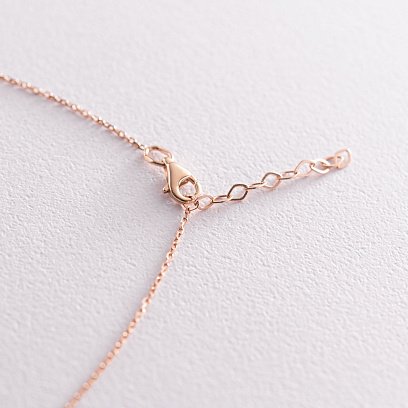 Золотое колье "Звездочки" с фианитами кол01496 №10