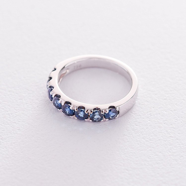 Золотое кольцо с сапфирами кб0291ai от ювелирного магазина Оникс - 2