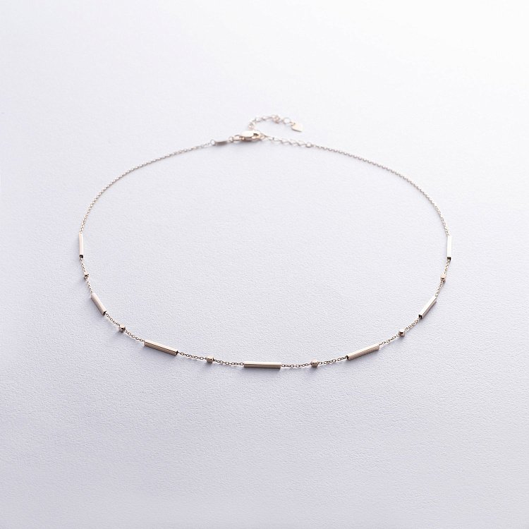 Колье - цепочка в желтом золоте кол02462 от ювелирного магазина Оникс - 2