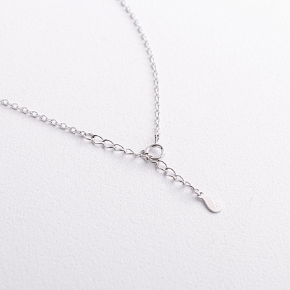 Серебряное колье "Гвоздь" 181374 №4