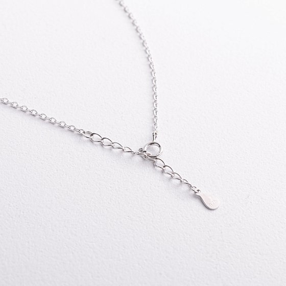 Серебряное колье "Гвоздь" 181374 №4