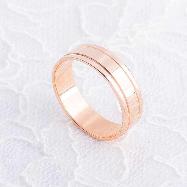 Обручальное кольцо обр000610 от ювелирного магазина Оникс - 1