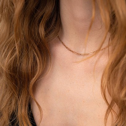 Кольє "Ванесса" у червоному золоті кол02207 №4