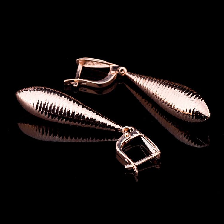 Золоті сережки с02813 від ювелірного магазину Онікс - 2