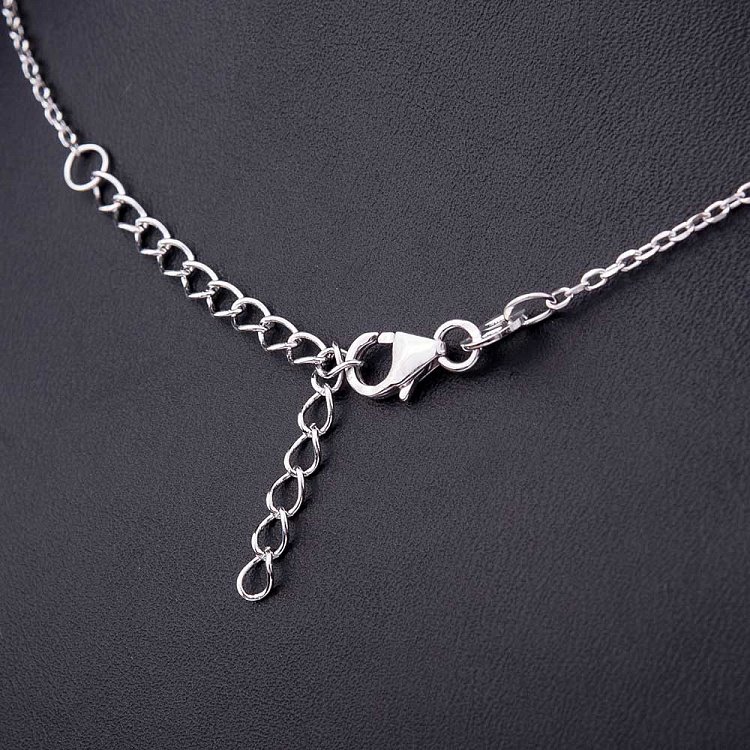 Серебряное колье с фианитами 18309 - 2 Серебряное колье с фианитами 18309 от ювелирного магазина Оникс - 2