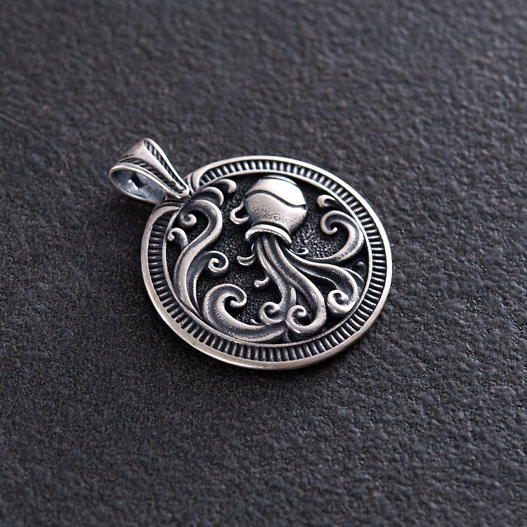 Серебряный кулон "Знак зодиака Водолей" 133200водолій от ювелирного магазина Оникс - 2