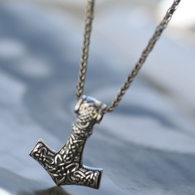 Срібна підвіска "Молот Тора" 132748 від ювелірного магазину Онікс - 19