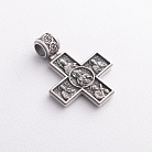 Срібний хрест "Ісус Христос із зображенням святих" 7608 от ювелирного магазина Оникс