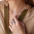 Серебряное кольцо "Змея" 112645 от ювелирного магазина Оникс - 3