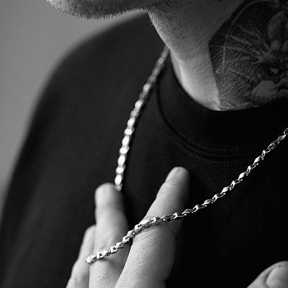 Мужская золотая цепочка ц00542 №7