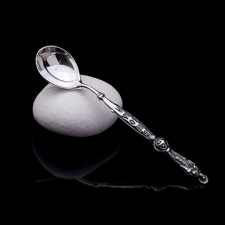 Срібна ложка з Св. Миколаєм 24025 від ювелірного магазину Онікс - 5