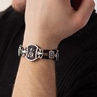 Срібний браслет "Миколай Чудотворець" (ебенове дерево) 627 от ювелирного магазина Оникс - 7